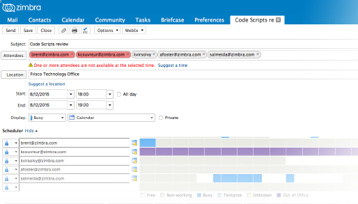 Business Professional Email With Zimbra - Overview