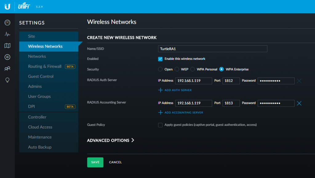 Managing RADIUS Authentication with UniFi BMITC CO.,LTD